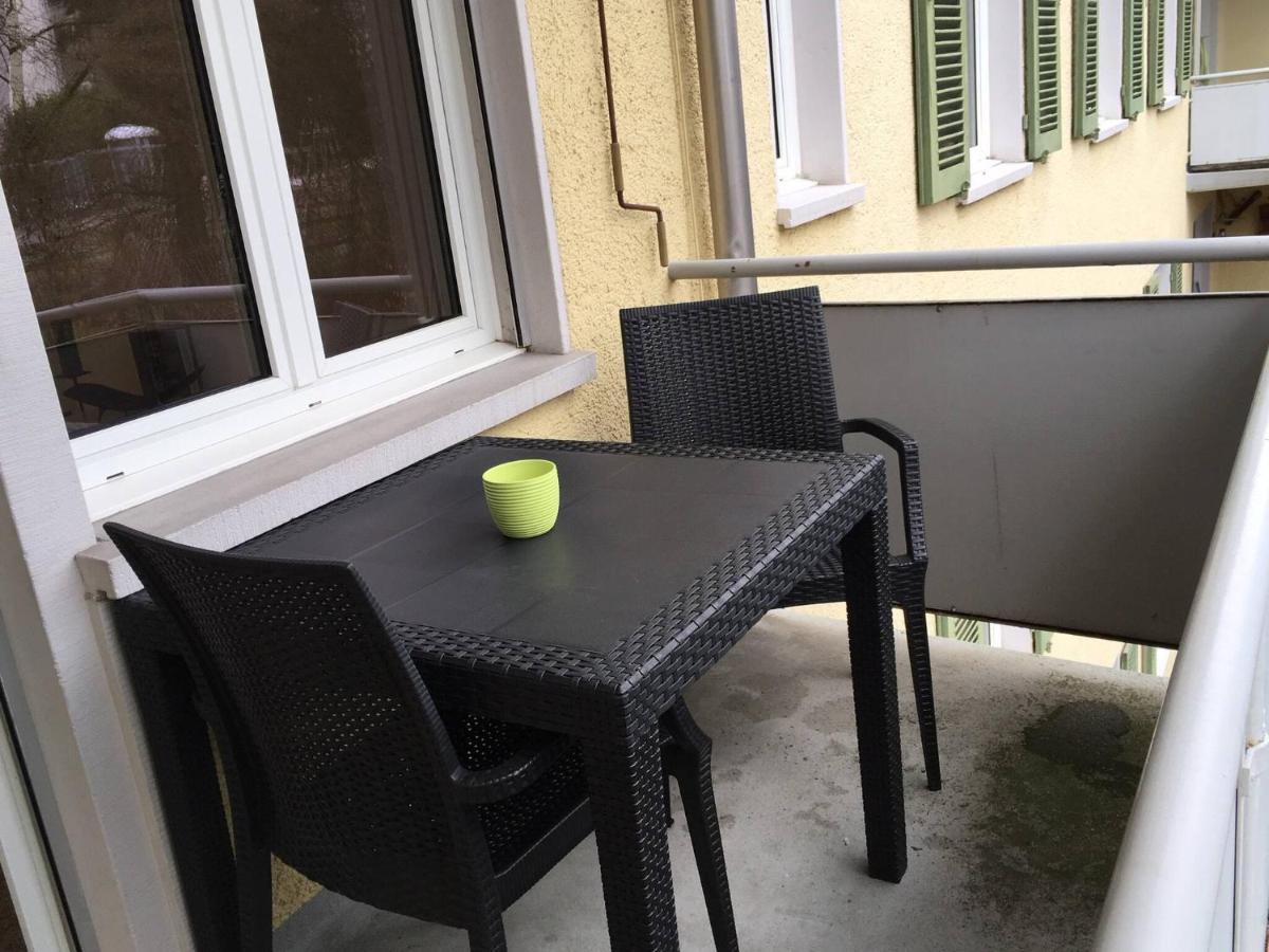 2 Zimmer mit Balkon, zentrale ruhige Lage St. Gallen Exterior foto