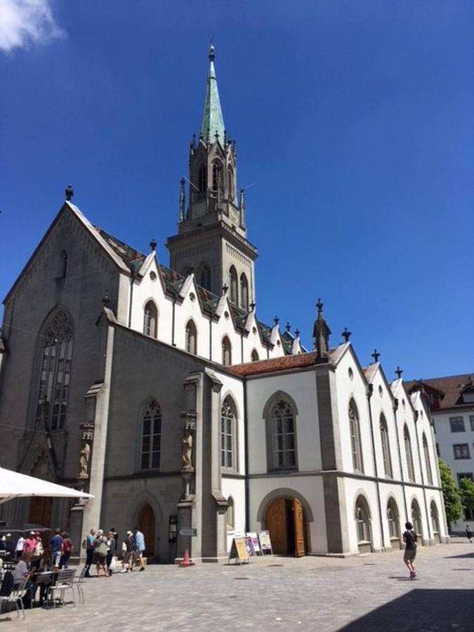 2 Zimmer mit Balkon, zentrale ruhige Lage St. Gallen Exterior foto